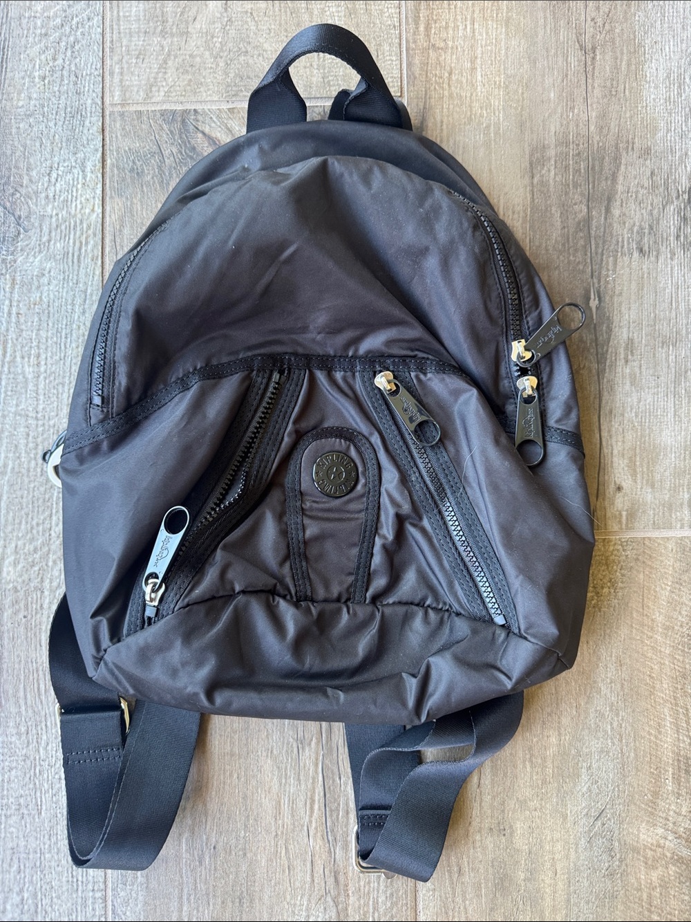 Kipling Black Nylon Mini Backpack